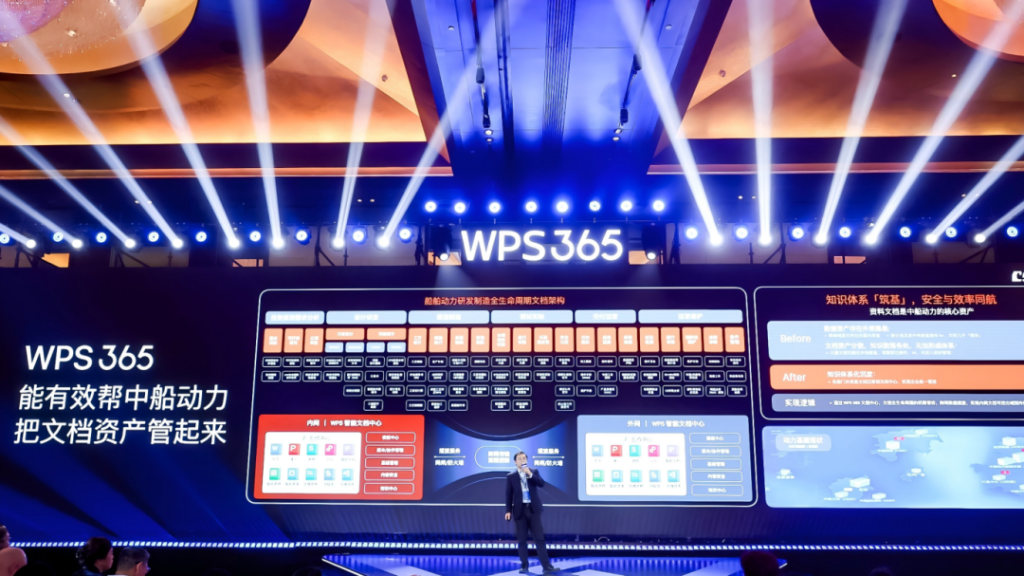 中船动力朱跃斌:WPS 365是高端制造业的知识产线